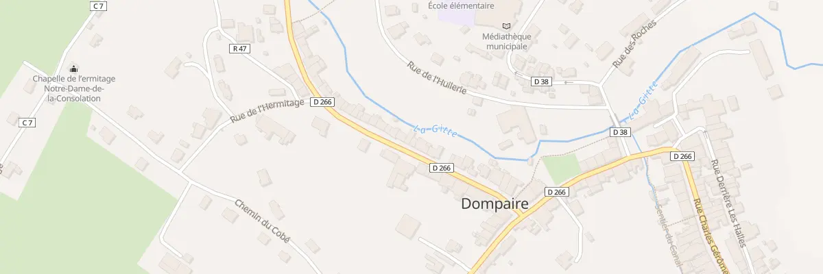 Plan du 152 Rue Saint-Jacques à Dompaire
