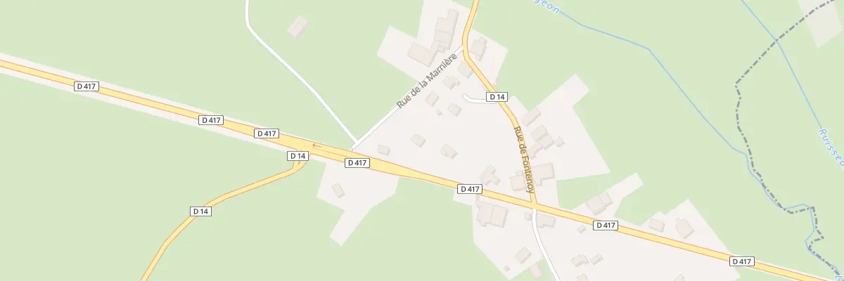 Plan du 2 Rue de la Marnière à Cuve