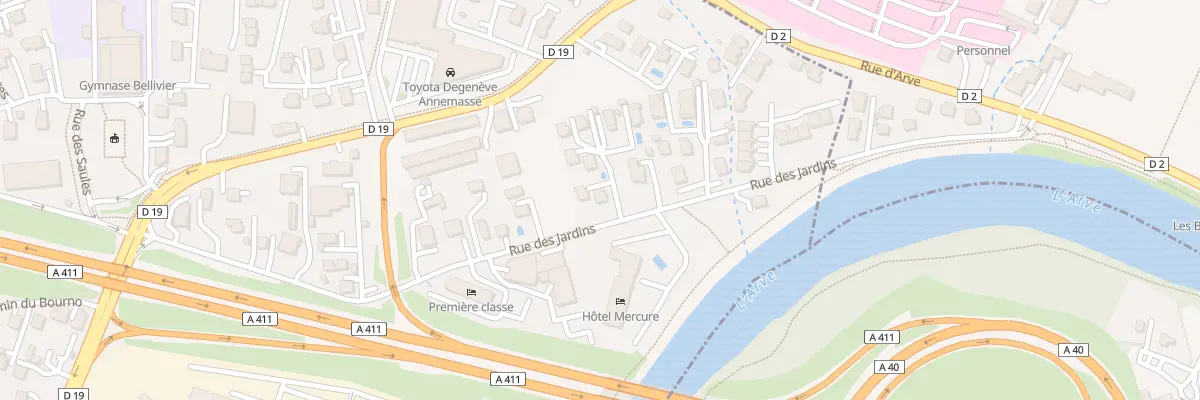 Plan du 36 Rue des Jardins à Gaillard