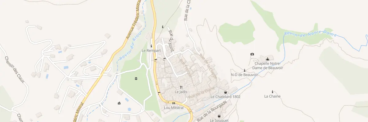 Plan du 5238 Rue des Anciens Fours à Moustiers-Sainte-Marie