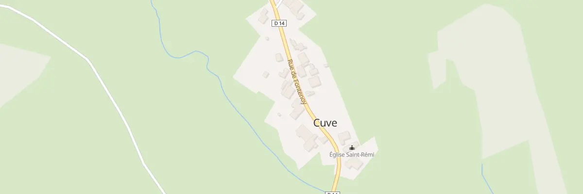 Plan du 9 Rue de Fontenoy à Cuve