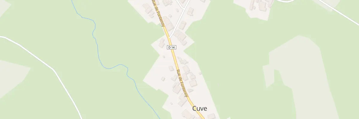 Plan du 24 Rue de Fontenoy à Cuve