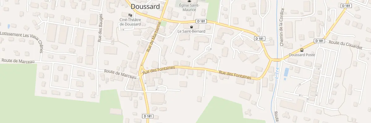 Plan du 107 Rue des Fontaines à Doussard