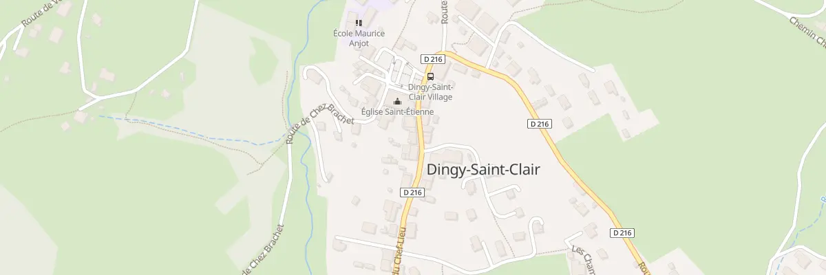 Plan du 86 Rte du Chef-Lieu à Dingy-Saint-Clair