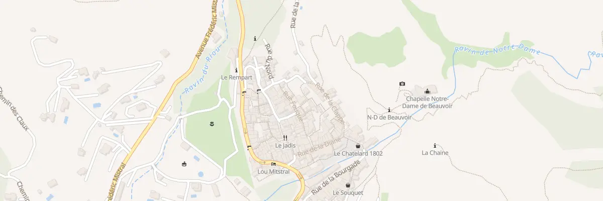 Plan du 7001A Le Village à Moustiers-Sainte-Marie