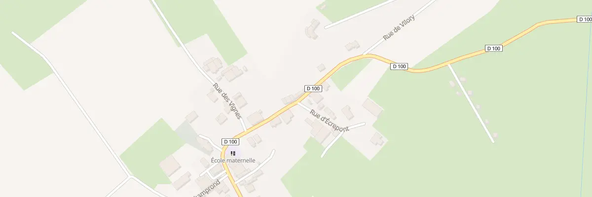 Plan du 5 Rue Monteille à Vellefrie