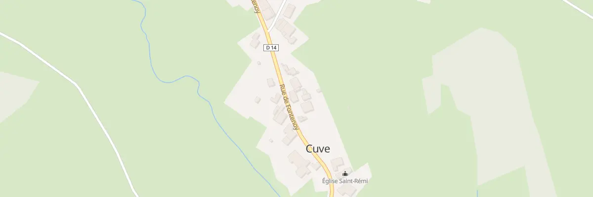 Plan du 18 Rue de Fontenoy à Cuve