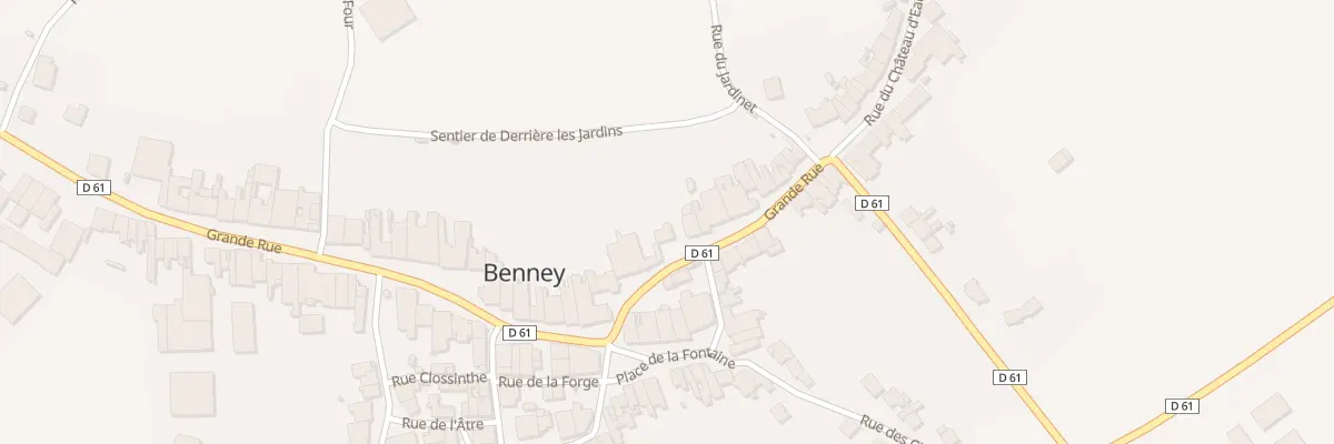 Plan du 55 Gr Grande Rue à Benney