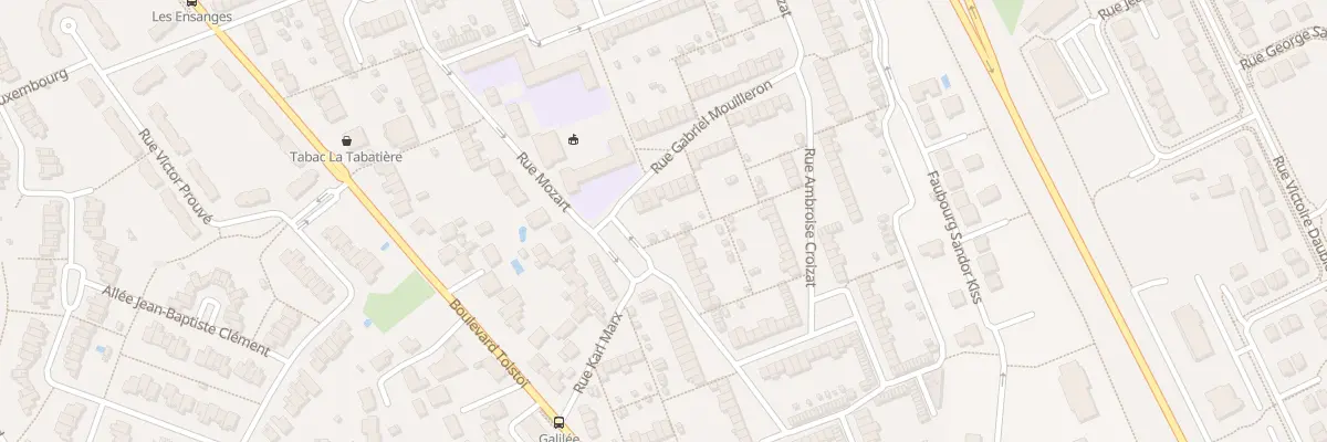 Plan du 6 Rue Gabriel Mouilleron à Tomblaine