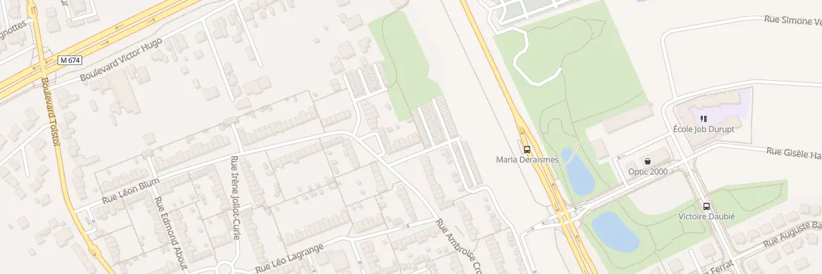 Plan du 21 Rue Ambroise Croizat à Tomblaine
