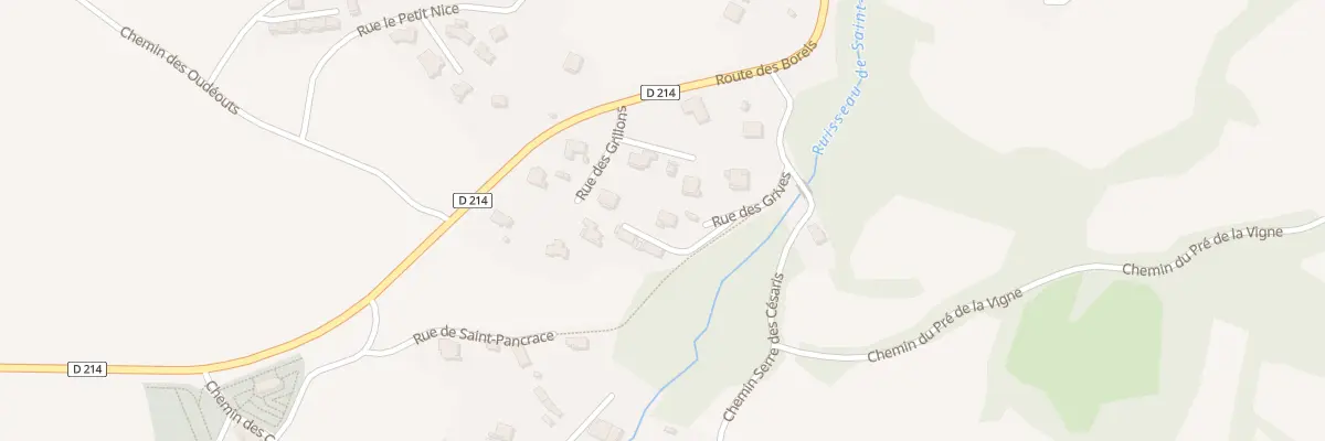 Plan du 80 Rue des Grives à La Bâtie-Neuve