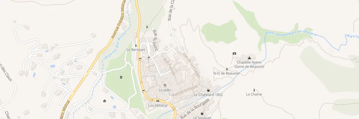 Plan du 5213 Le Village à Moustiers-Sainte-Marie