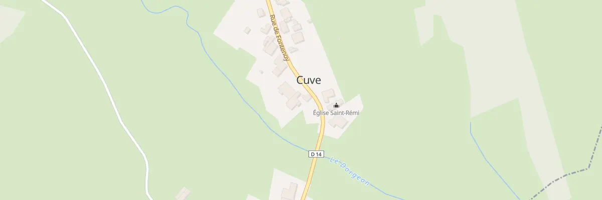 Plan du 3 Rue de Fontenoy à Cuve