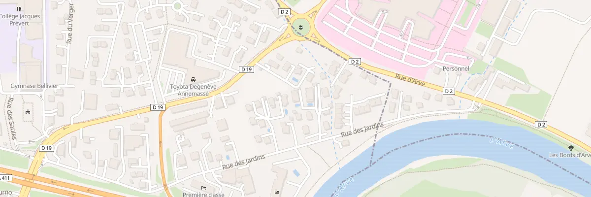 Plan du 52 Rue des Jardins à Gaillard