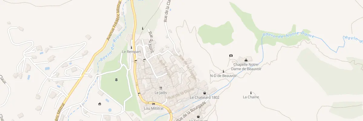 Plan du 5201 Le Village à Moustiers-Sainte-Marie