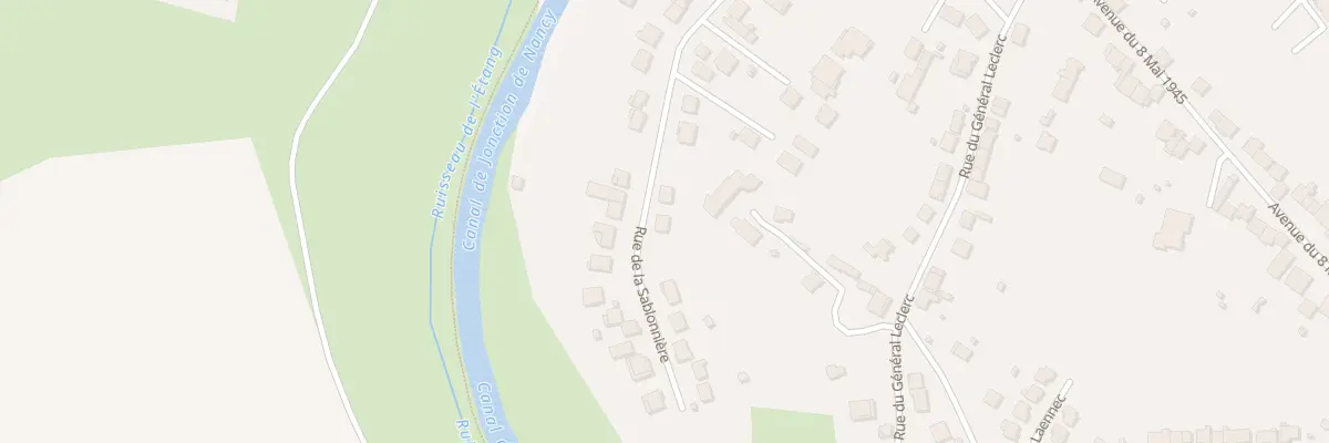 Plan du 7 Rue de la Sablonniere à Laneuveville-devant-Nancy