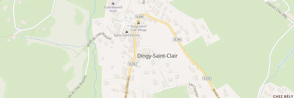 Plan du 20 Che du Pré Fionnay à Dingy-Saint-Clair
