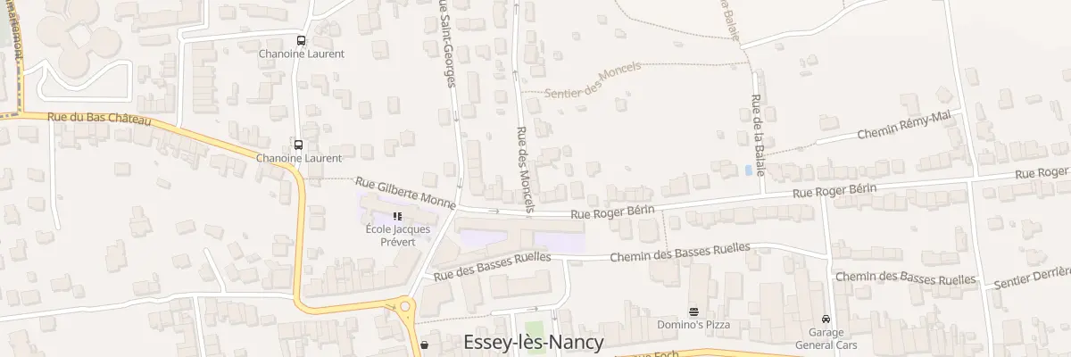 Plan du 2 Rue des Moncels à Essey-lès-Nancy