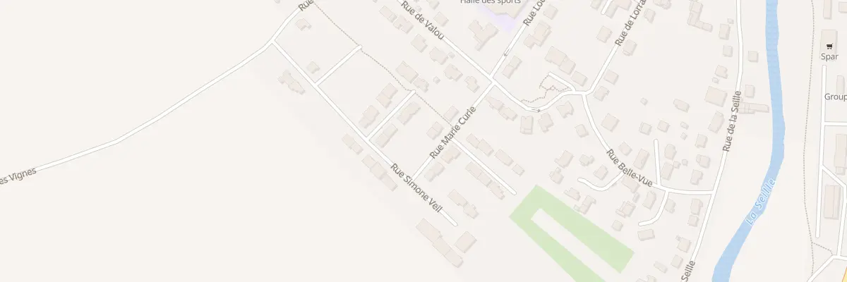 Plan du 8 Rue Marie Curie à Nomeny