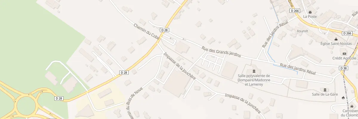 Plan du 51 Imp de la Jonchère à Dompaire