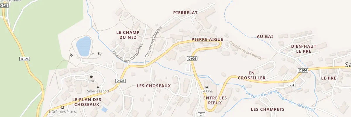 Plan du 3429 Rte du Col de la Croix de Fer à Saint-Sorlin-d’Arves