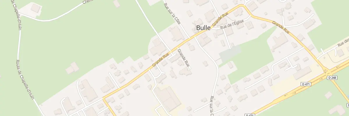 Plan de A Salion à Bulle