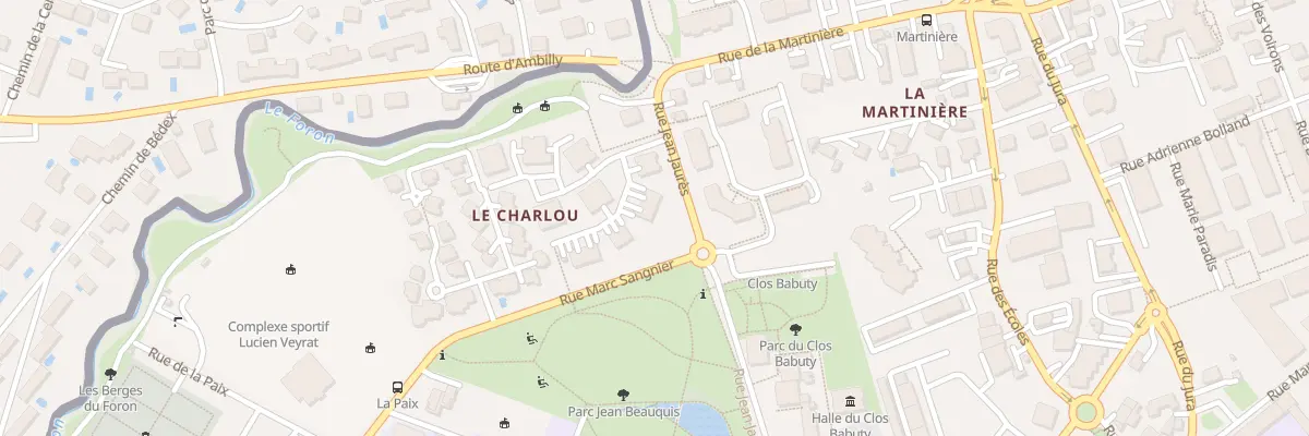 Plan du 9 All des Glycines à Ambilly
