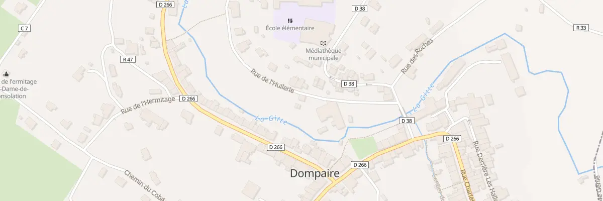 Plan du 145 Rue de l’Huilerie à Dompaire