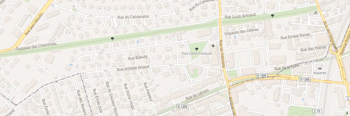 Plan du 4 Rue aristide briand à Ambilly