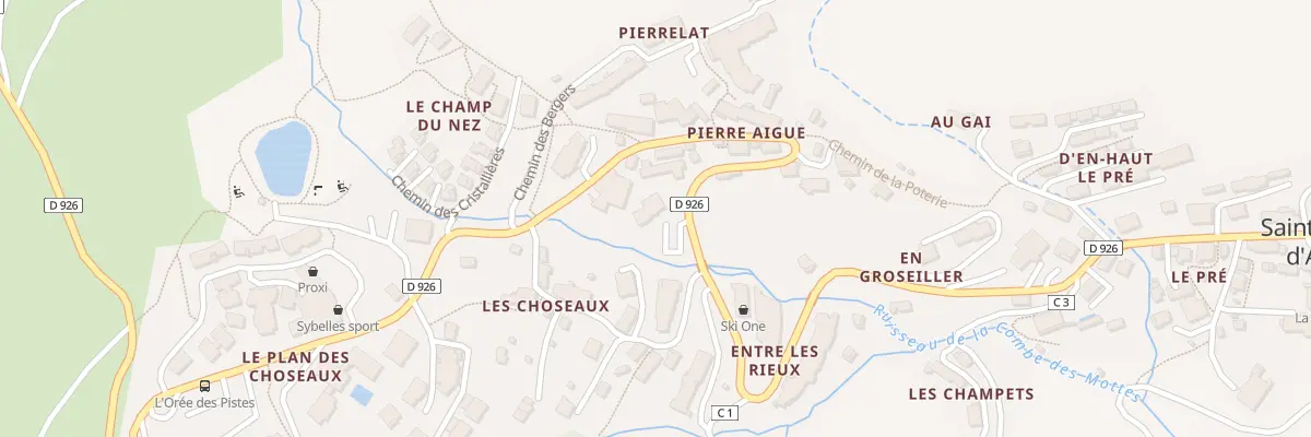 Plan du 1373 Rte du Col de la Croix de Fer à Saint-Sorlin-d’Arves