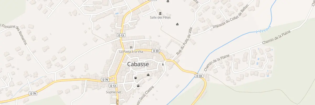Plan du 5090 Rue Georges Clemenceau à Cabasse