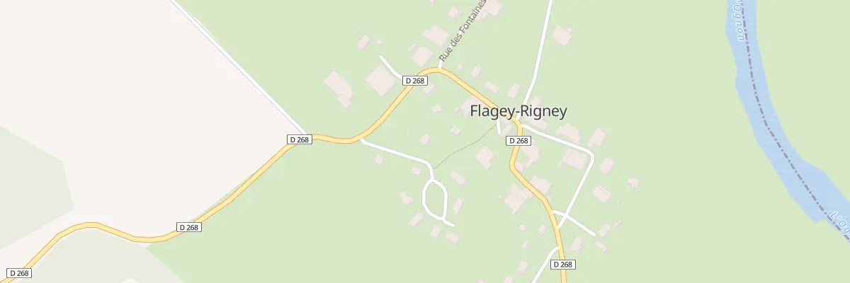 Plan du 3 Rue de la Cototte à Flagey-Rigney
