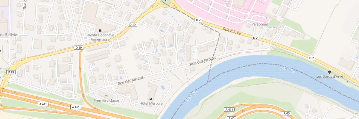 Plan du 56 Rue des Jardins à Gaillard