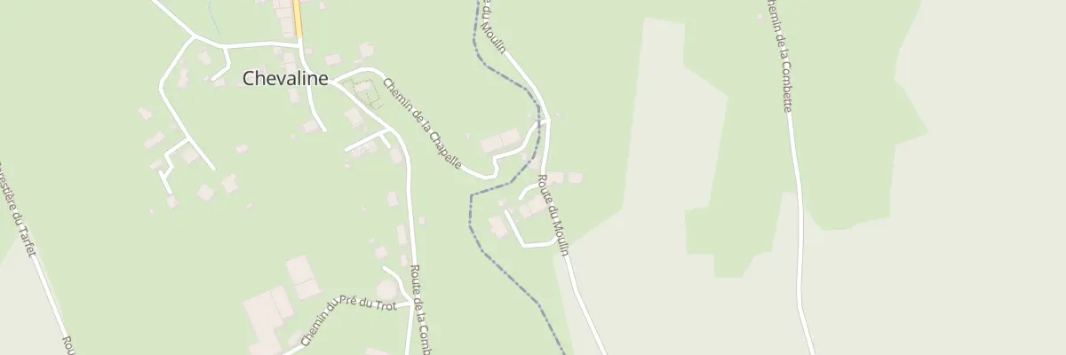 Plan du 848 Rte du Moulin à Doussard