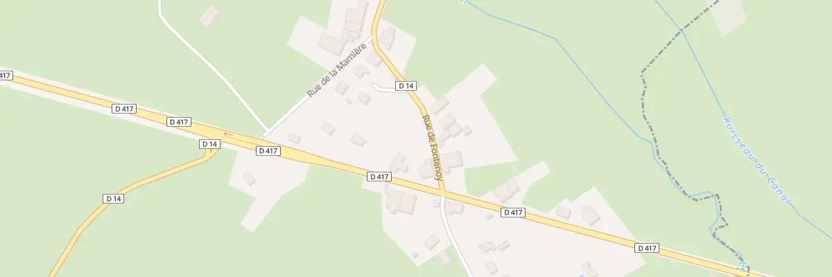Plan du 10 Rue de Saint Loup à Cuve