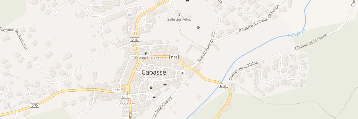 Plan du 5088 Rue Georges Clemenceau à Cabasse