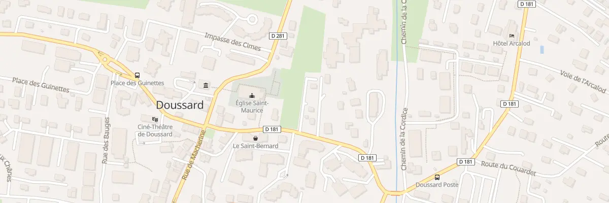 Plan du 163 Rue de la Poste à Doussard