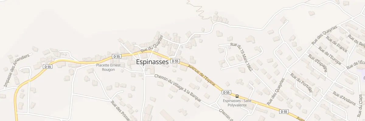 Plan du 491 Av de l’Espine à Espinasses