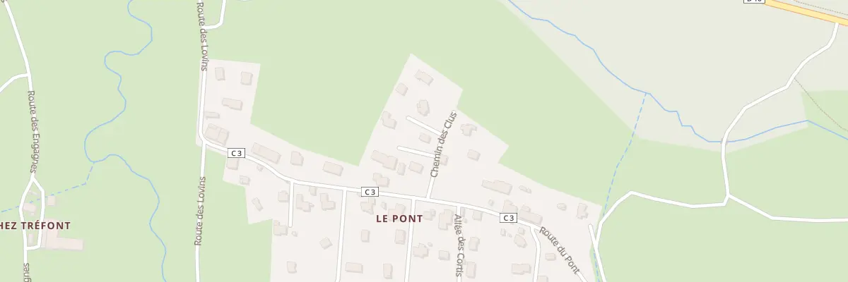 Plan du 73 Che des Clus à Alex