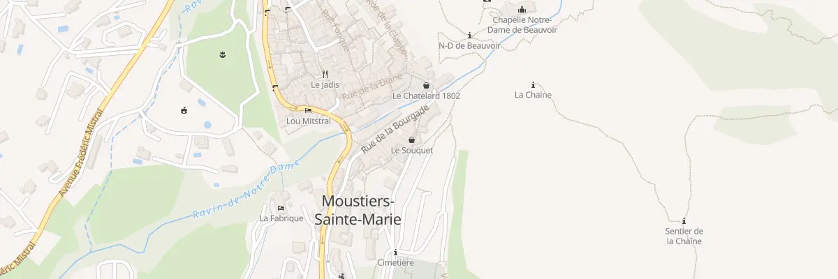 Plan du 7123 Rue Marcel Provence à Moustiers-Sainte-Marie