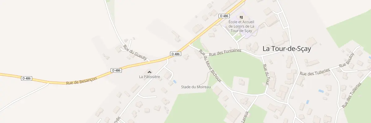 Plan du 13 Rue de Besançon à La Tour-de-Sçay