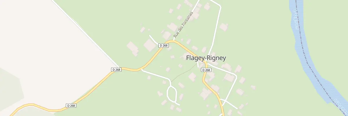 Plan du 13 Rue de la Mairie à Flagey-Rigney