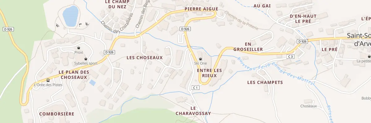 Plan du 28 Che des Cigales à Saint-Sorlin-d’Arves