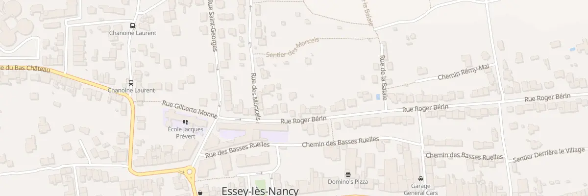 Plan du 23 Rue Roger Bérin à Essey-lès-Nancy
