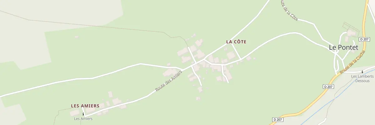 Plan du 664 Rue de la Côte au Pontet