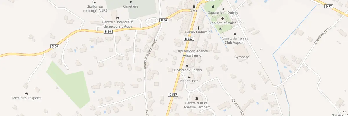 Plan du 30 Av Georges Clémenceau à Aups