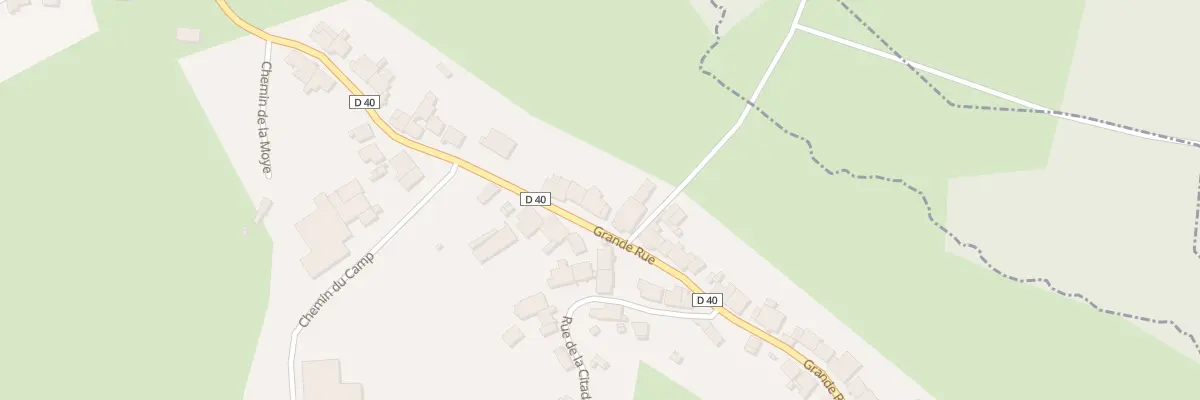 Plan du 34 Rue Grande Rue à La Haye