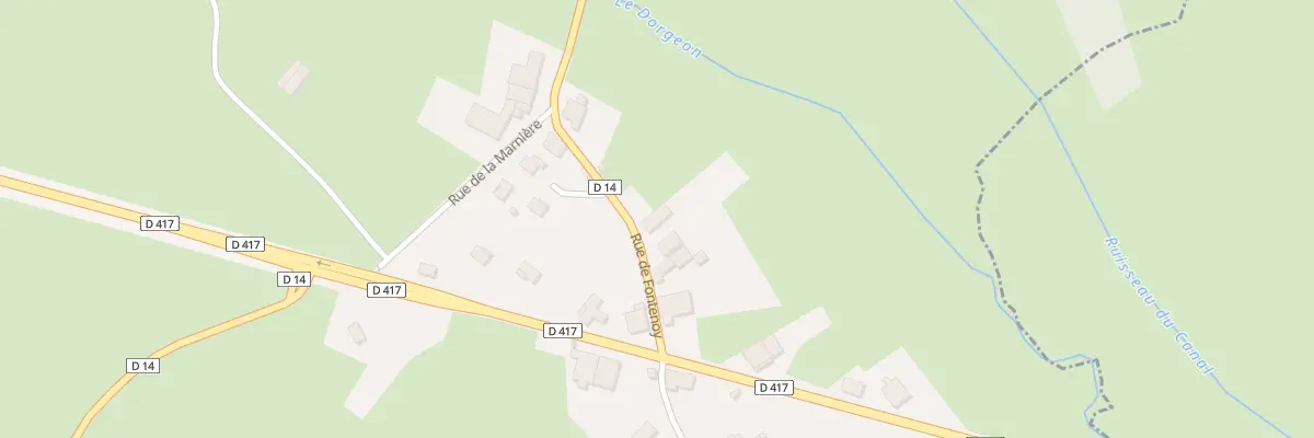 Plan du 6 Rue de Fontenoy à Cuve