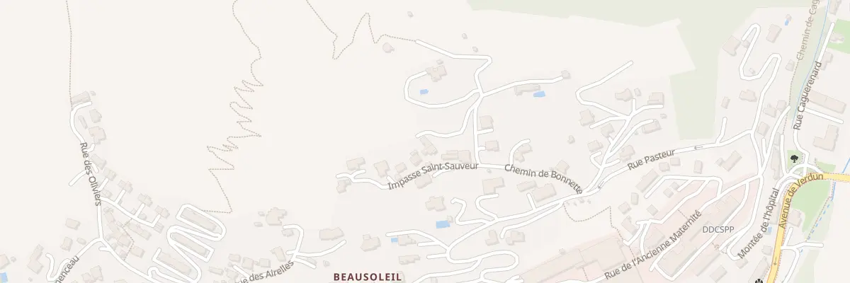 Plan du 6 Imp Saint-Sauveur à Digne-les-Bains