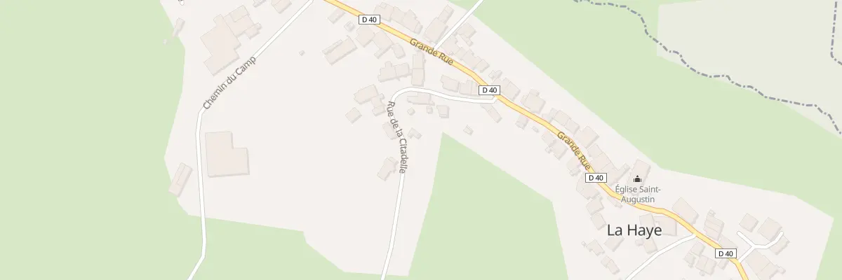 Plan du 7 Rue de la Citadelle à La Haye